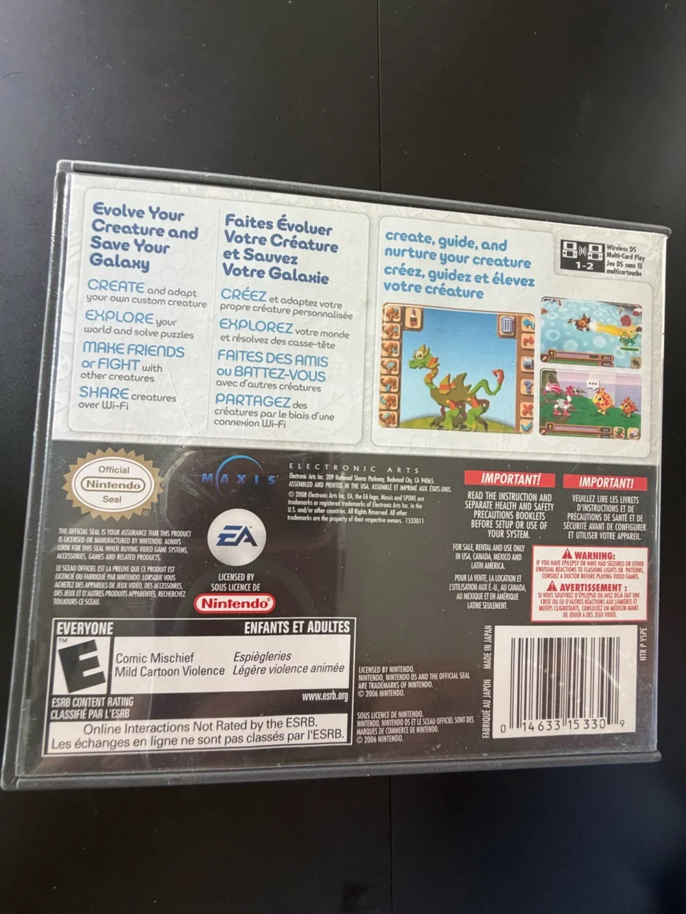 Spore Creatures - Nintendo DS - US Version